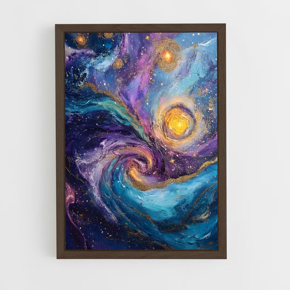 Poster Cosmic abstrait fascinant – affiche Art spatial (vue 5)